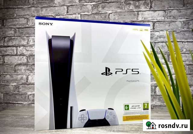 Игровая консоль PlayStation 5 + 2 игры Биробиджан - изображение 1