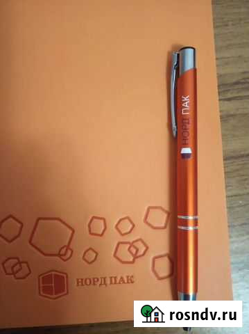 Фирменный блокнот-ежедневник с ручкой Пенза - изображение 1