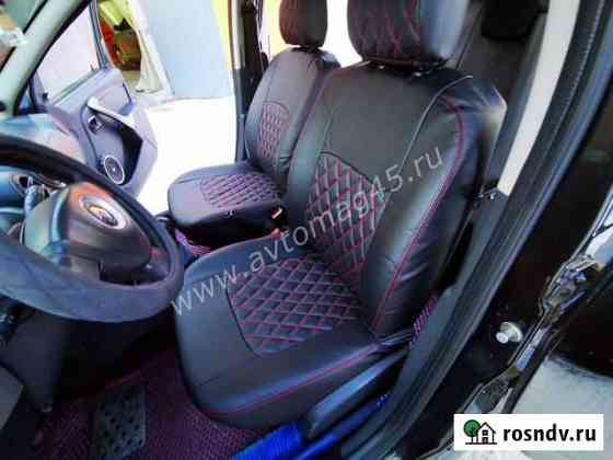 Авточехлы Renault Sandero Sandero Stepway экокожа Курган
