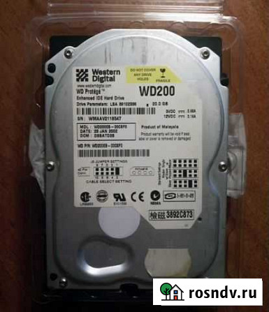 Жесткий диск Western Digital WD200 20GB IDE Нижний Новгород - изображение 1
