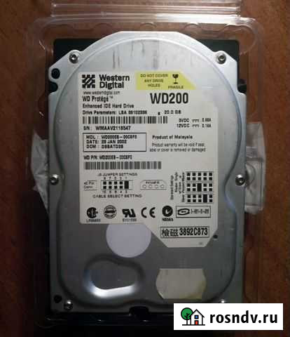 Жесткий диск Western Digital WD200 20GB IDE Нижний Новгород - изображение 1