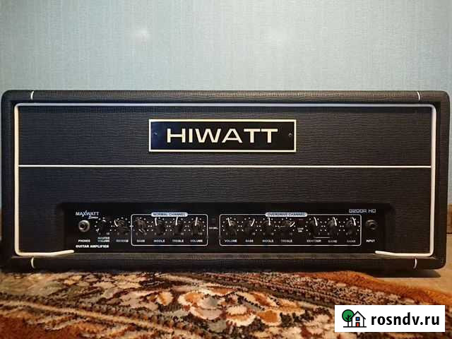 Гитарный усилитель hiwatt-maxwatt G200R/HD Кемерово - изображение 1