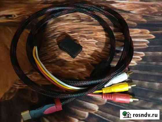 1,5 м/5 футов 1080P hdmi папа на 3 RCA адаптер каб Новочебоксарск