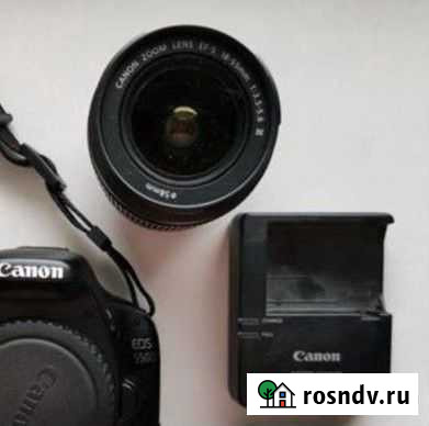 Зеркальный фотоаппарат canon 550d Kit с объективом Петрозаводск - изображение 1