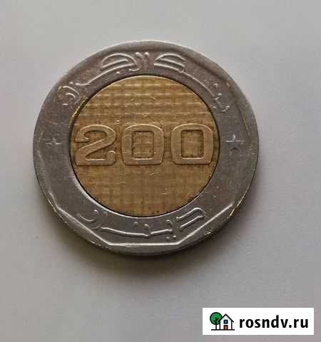 Алжир 200 динаров 2012 юбилейная Тамбов - изображение 1