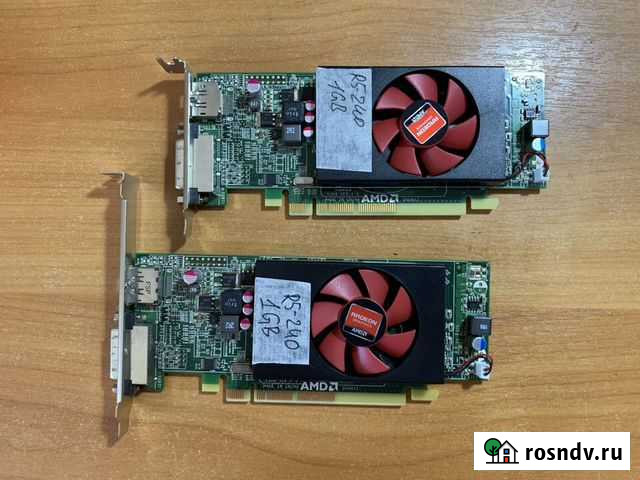 Видеокарта 1GB R5-240 AMD Астрахань - изображение 1