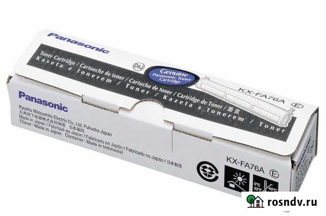 Картридж panasonic KX-FA76A черный (kx-fa76a7) Севастополь - изображение 1