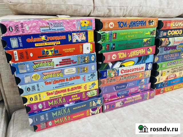 Видеокассеты vhs 44шт Благовещенск - изображение 1