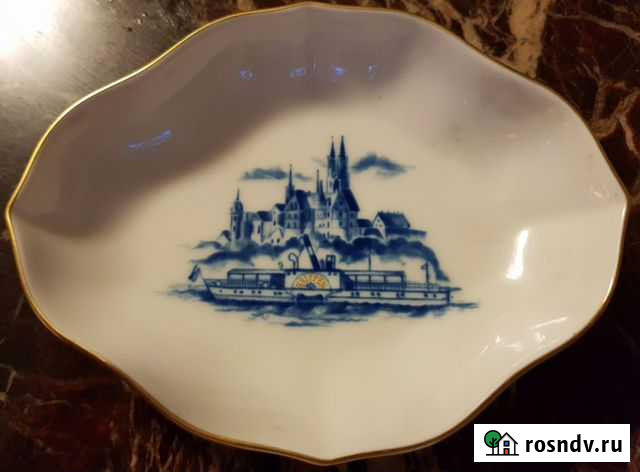 Вазочка, фарфор, клеймо Meissen, Германия Зеленоградск - изображение 1