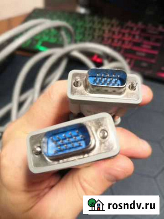 Кабель высококачественный vga-vga 3 метра Мурманск - изображение 1