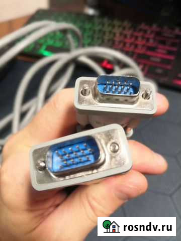 Кабель высококачественный vga-vga 3 метра Мурманск - изображение 1