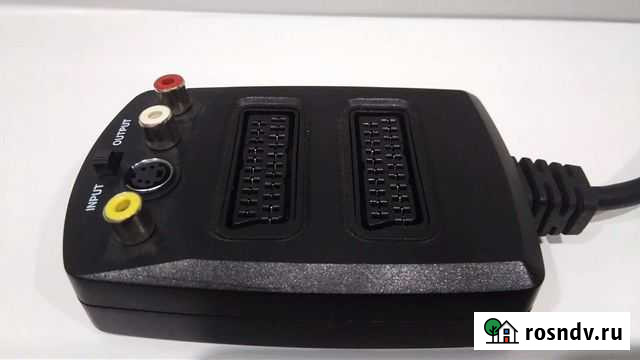 Кабель переходник scart rca s-video Тула - изображение 1