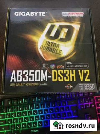 Материнская плата Gigabyte GA-AB350M-DS3H V2 Мурманск - изображение 1
