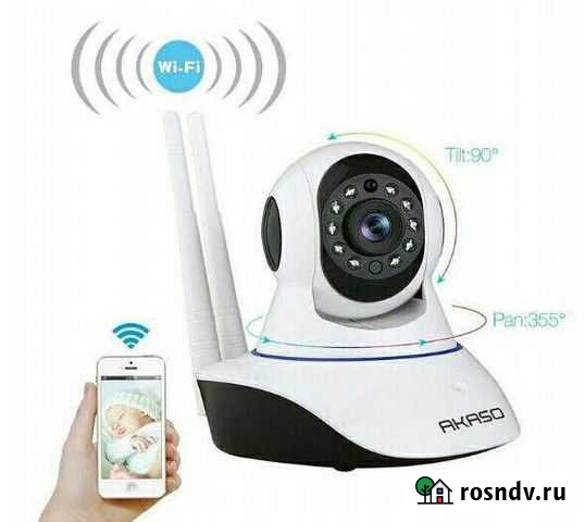 Видеокамера WiFi 360 онлайн управляется с телефона Сургут - изображение 1