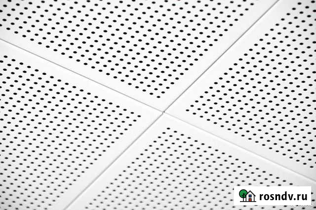 Металлокассеты для потолка перфорированные Т-24 Благовещенск - изображение 1