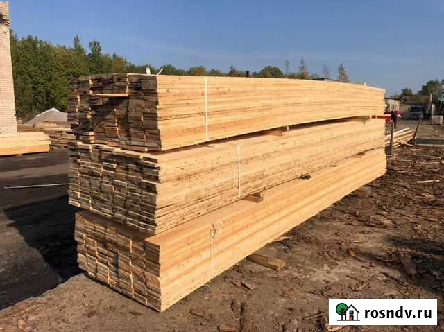 Доска обрезная 1 сорт 25мм (дюймовка) Лесколово - изображение 1