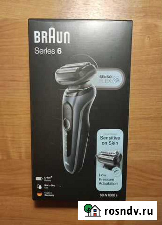 Электробритва Braun Series 6 60-N1000s Москва - изображение 1