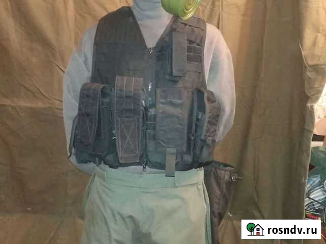 Разгрузочный жилет + подсумки кордура 1000D molle Тольятти - изображение 1