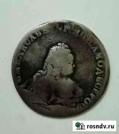 Рубль 1742г Елизавета Тамбов