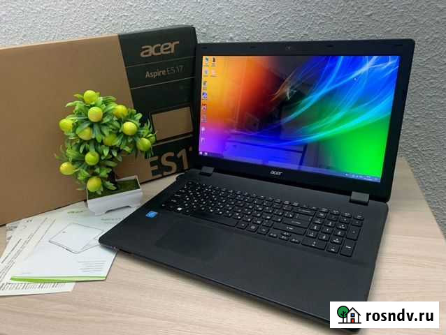Ноутбук acer 17,3 дюймов 4 ядра 4 GB DDR3 Стерлитамак - изображение 1