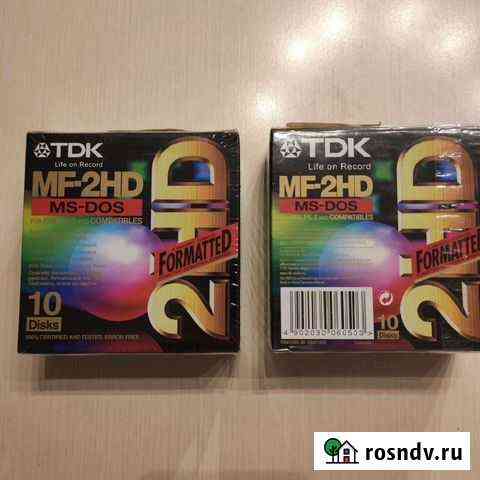 Дискеты TDK MF-2HD 1.44мв 2*10шт+5 Мытищи