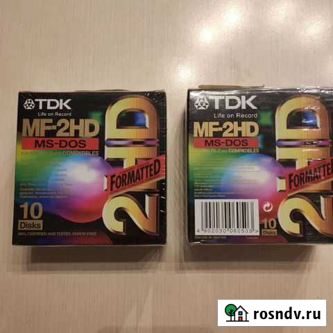 Дискеты TDK MF-2HD 1.44мв 2*10шт+5 Мытищи - изображение 1