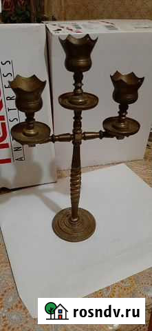 Подсвечник Бронзовый СССР Томилино - изображение 1