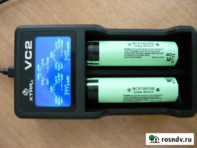 Новые аккумуляторы 18650 3400 мАч Ульяновск - изображение 1