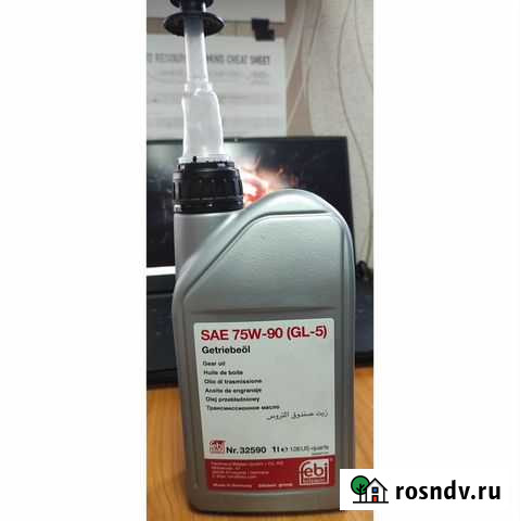 Масло трансмиссионное febi 32590 75W90 GL-5 1L Елец - изображение 1