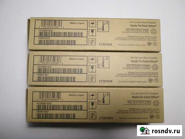 Картриджи Xerox Phaser 6500, перезапр. с чипом Красноярск - изображение 1