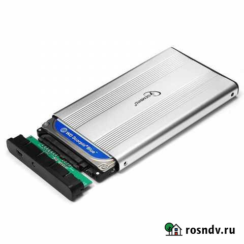 2.5 Внешний бокс Gembird EE2-U2S-5-S Карабаш - изображение 1