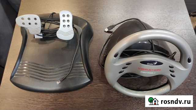 Игровой руль с педалями Свободный - изображение 1