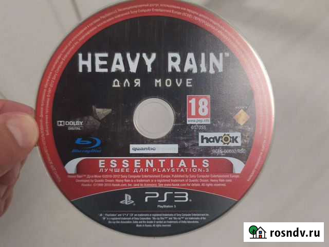 Игра для приставки Sony playstation 3 Heavy Rain Химки - изображение 1