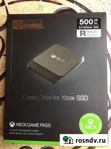 Внешний SSD Seagate Game Drive for XBox 500GB Тверь - изображение 1