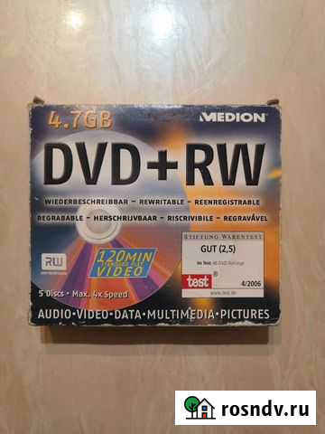 Болванки DVD-RW диски Брянск - изображение 1