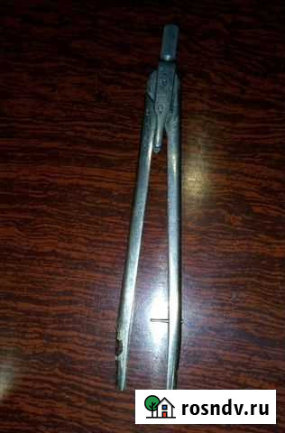 Циркуль-измеритель без игл. Готовальня футляр СССР Калуга - изображение 1