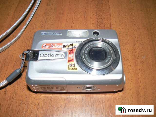 Цифровой фотоаппарат Pentax Optio E10 Усть-Лабинск - изображение 1