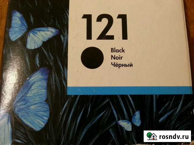 Новый чёрный картридж hp 121 Тында - изображение 1
