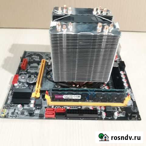 Мать + Проц 1650(12x3,8Ghz), 32 Гб DDR3, Башня Хабаровск - изображение 1