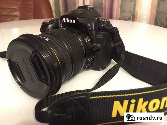 Фотоаппарат с объективом (nikon d90+sigma 17-50 f2 Мытищи - изображение 1