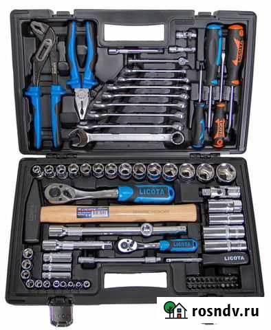Набор инструмента (1/4, 1/2) 81 пр Licota ALK-8016 Кемерово - изображение 1