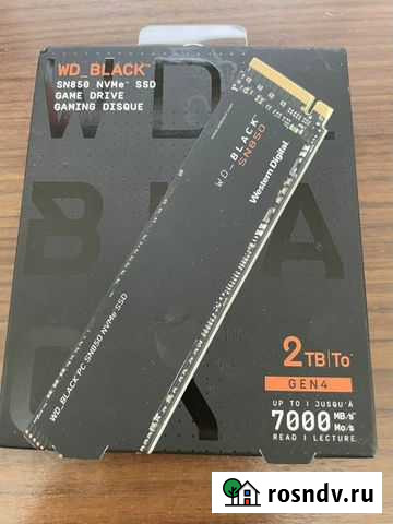 2 тб Внутренний SSD диск WD SN850 Петропавловск-Камчатский - изображение 1