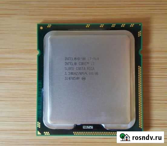 Процессор Intel core I7-960. LGA 1366 Раменское - изображение 1