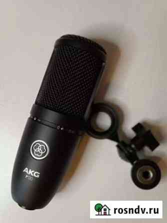 AKG P120 конденсаторный микрофон + провод Загорянский
