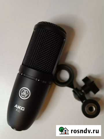 AKG P120 конденсаторный микрофон + провод Загорянский - изображение 1