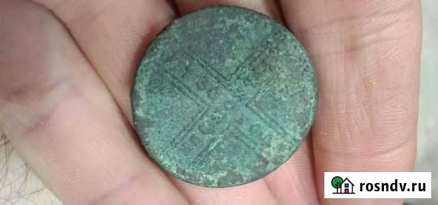 5 копеек крестовик, 1730г Ульяновск - изображение 1