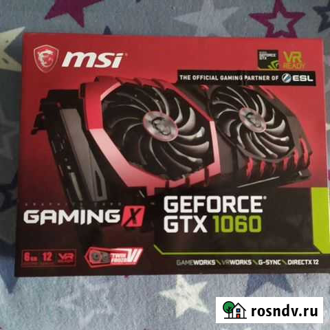 Коробка от видеокарты gtx 1060 6gb Набережные Челны - изображение 1