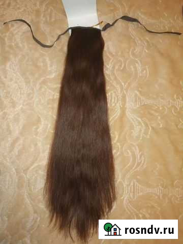 Натуральный новый хвост 65см Владикавказ - изображение 1