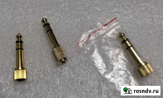 Jack 6,3mm переходники Новые Подольск - изображение 1
