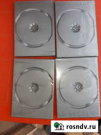 Боксы для CD/DVD 14мм новые серебро глянец Отрадная - изображение 1